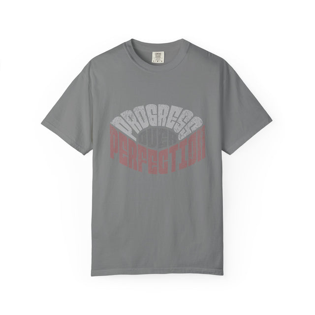 Flawed Over Perfection T-Shirt — Retro Distressed Typography Tee