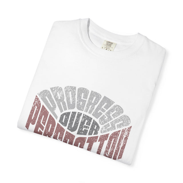 Flawed Over Perfection T-Shirt — Retro Distressed Typography Tee