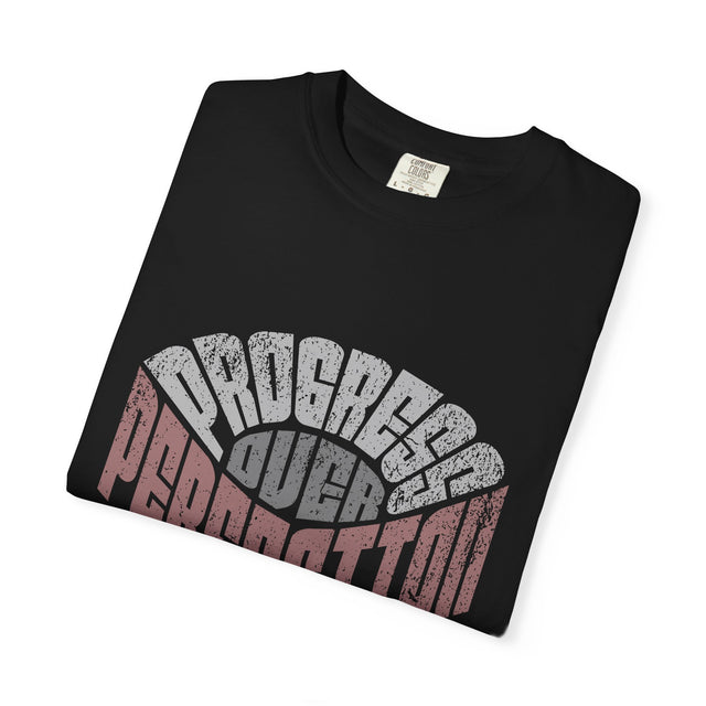 Flawed Over Perfection T-Shirt — Retro Distressed Typography Tee
